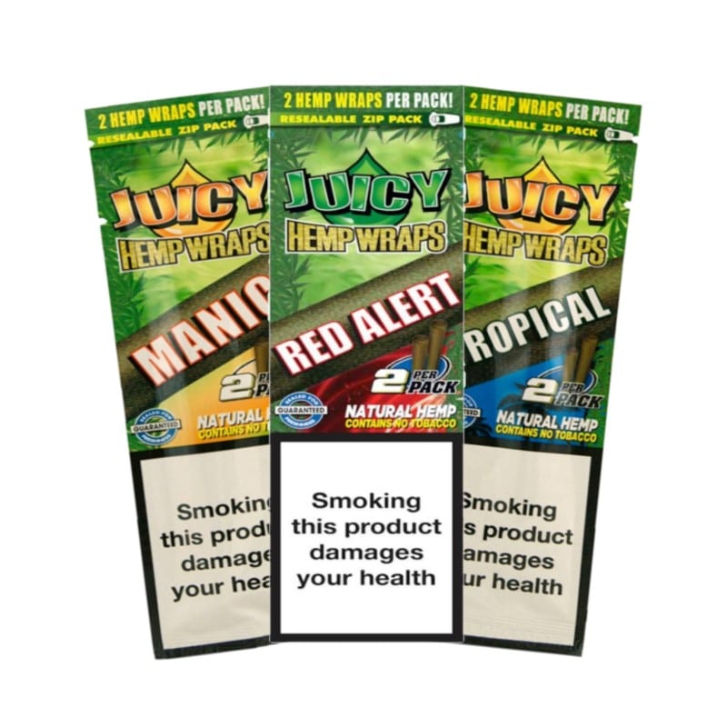 Hemp Wraps de Juicy: Disfruta de tus hierbas con estilo con estos naturales wraps de cáñamo. Una opción sabrosa y ecológica para mejorar tu experiencia de fumar.