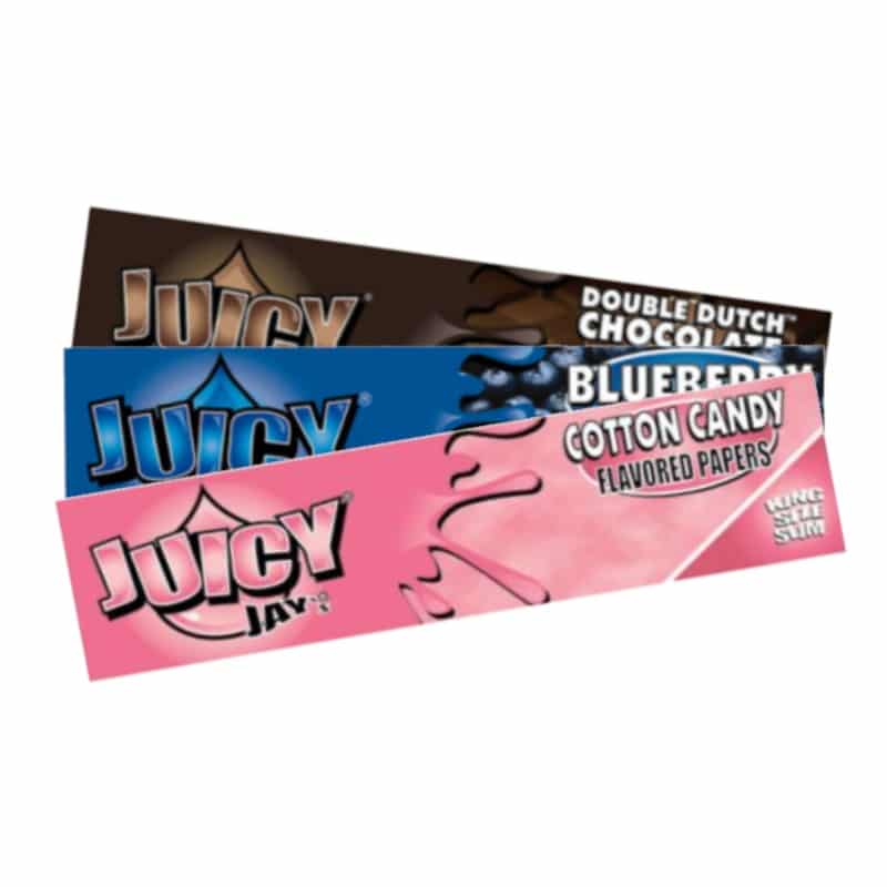 Papeles Aromatizados de Juicy Jay's: Añade un giro a tu experiencia de fumar con deliciosos papeles aromatizados. Disfruta de tus hierbas favoritas con un toque de sabor y aroma.