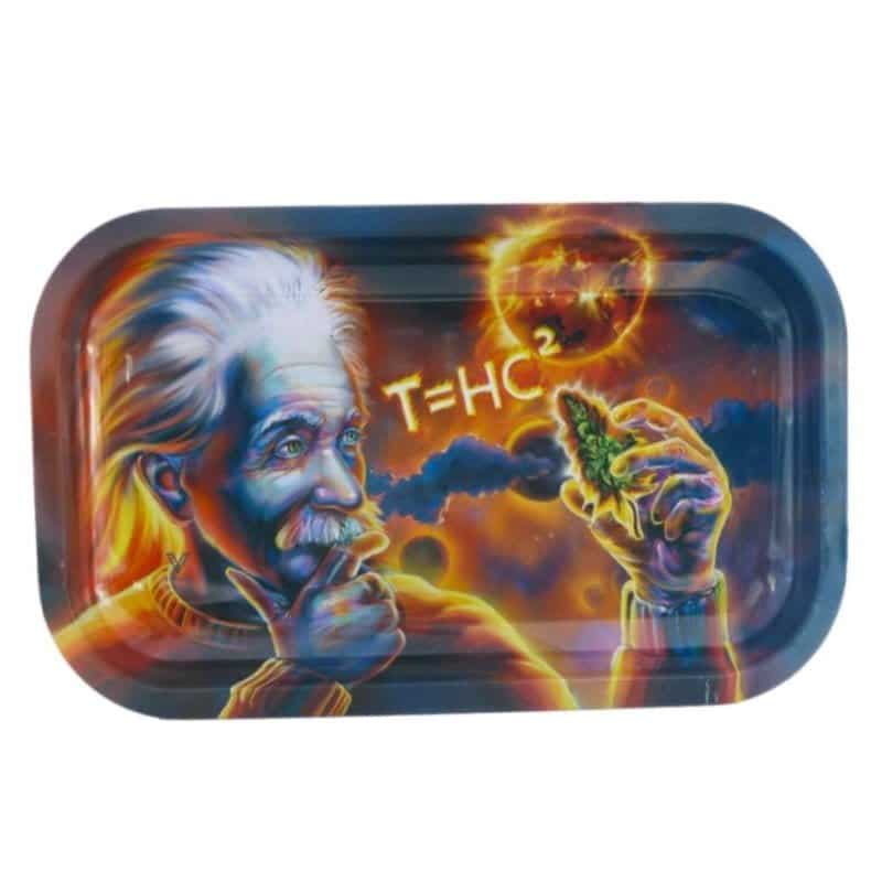 Descubre la T=HC2 Einstein Solar Diesel Bandeja para liar de 27 cm - Una forma inteligente y elegante de organizar tus accesorios para fumar.