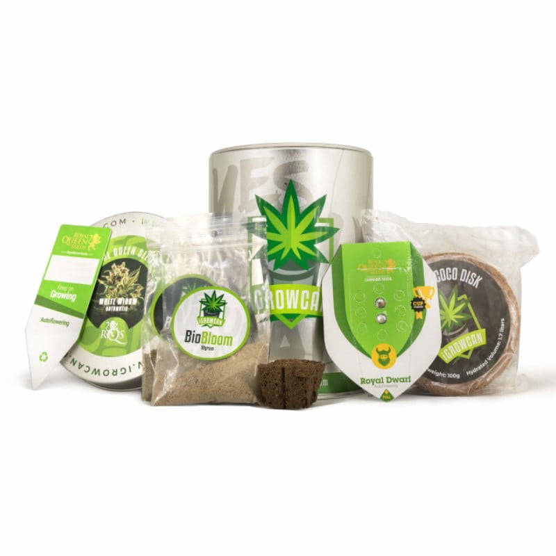 iGrowCan Set de Cultivo - Comienza tu exitosa aventura de cultivo con el set de cultivo iGrowCan para el hogar. Fácil, eficiente y adecuado para una planta de cannabis autofloreciente.