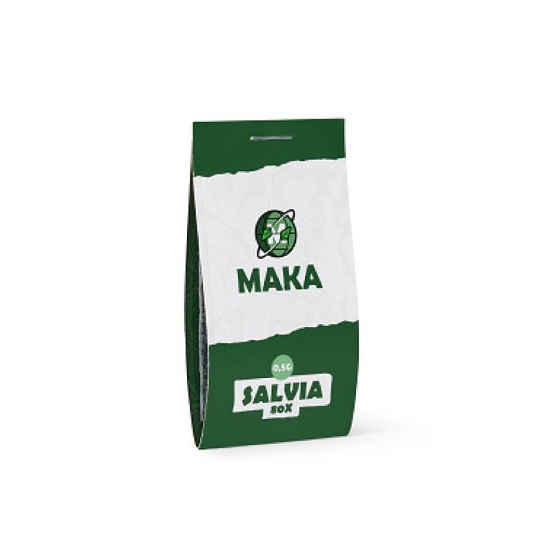 Extracto de Salvia 80x de Maka, un potente y fino extracto de hierbas. Experimenta los intensos efectos de la Salvia en esta fórmula concentrada, cuidadosamente producida por Maka para una experiencia profunda y única.