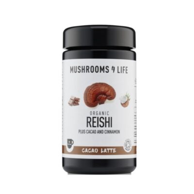Latte de Cacao con Reishi de Mushrooms4Life con un contenido de 140 gramos