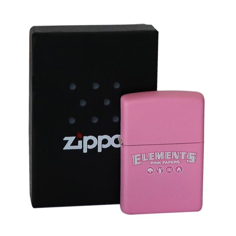 Encendedor Zippo Rosa en colaboración con Elements